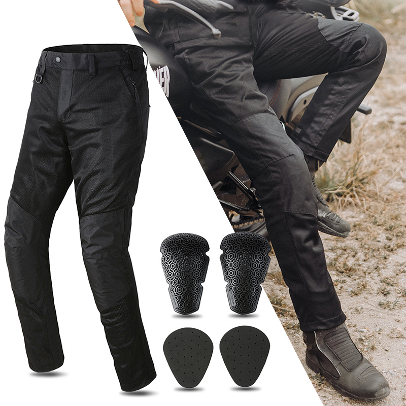 Cycling Commuter Pants - 여름 메쉬 오토바이 바지 남자 오프로드