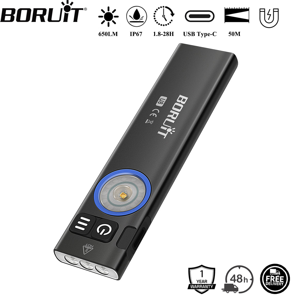 Cycling To Work - BORUiT U8 650LM EDC LED 손전등
