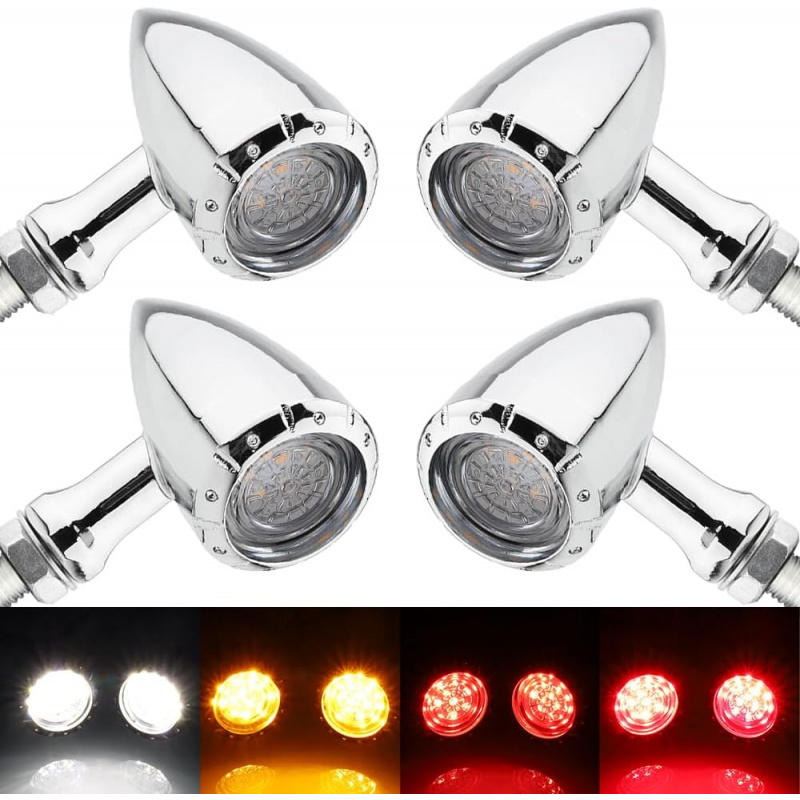 Bike Light Front Rear - 오토바이 불릿 LED 전후방 방향지시등 SMD