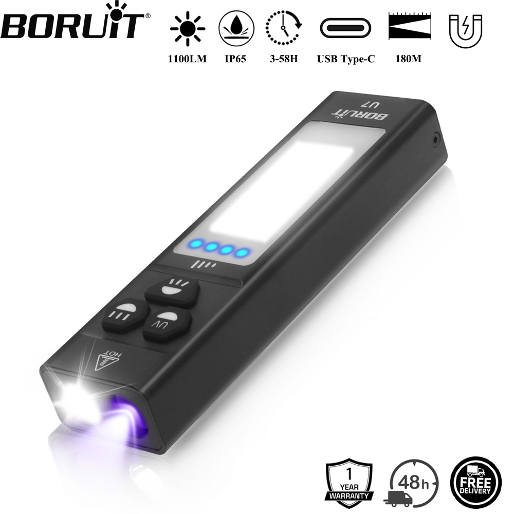 Cycling To Work - BORUiT U7 UV LED EDC 손전등