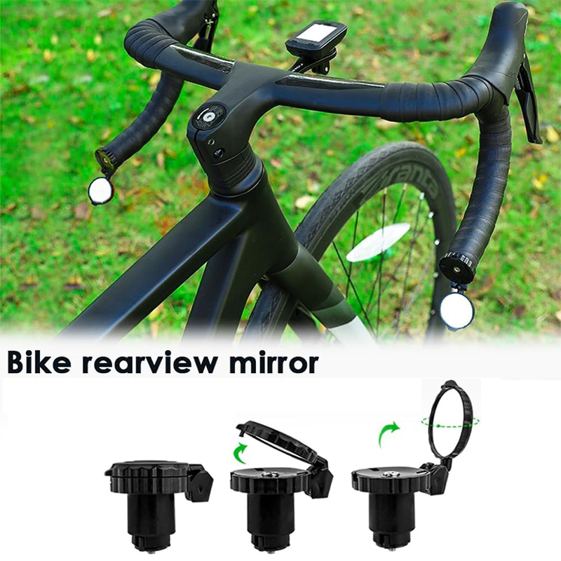 Mirror Handlebar Convex - 자전거 핸들바 볼록 거울 HD 조절