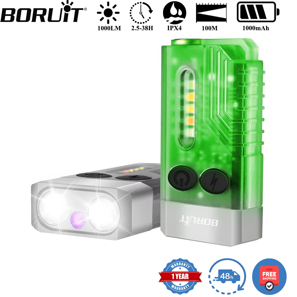 Cycling To Work - BORUiT V10 키체인 UV LED EDC