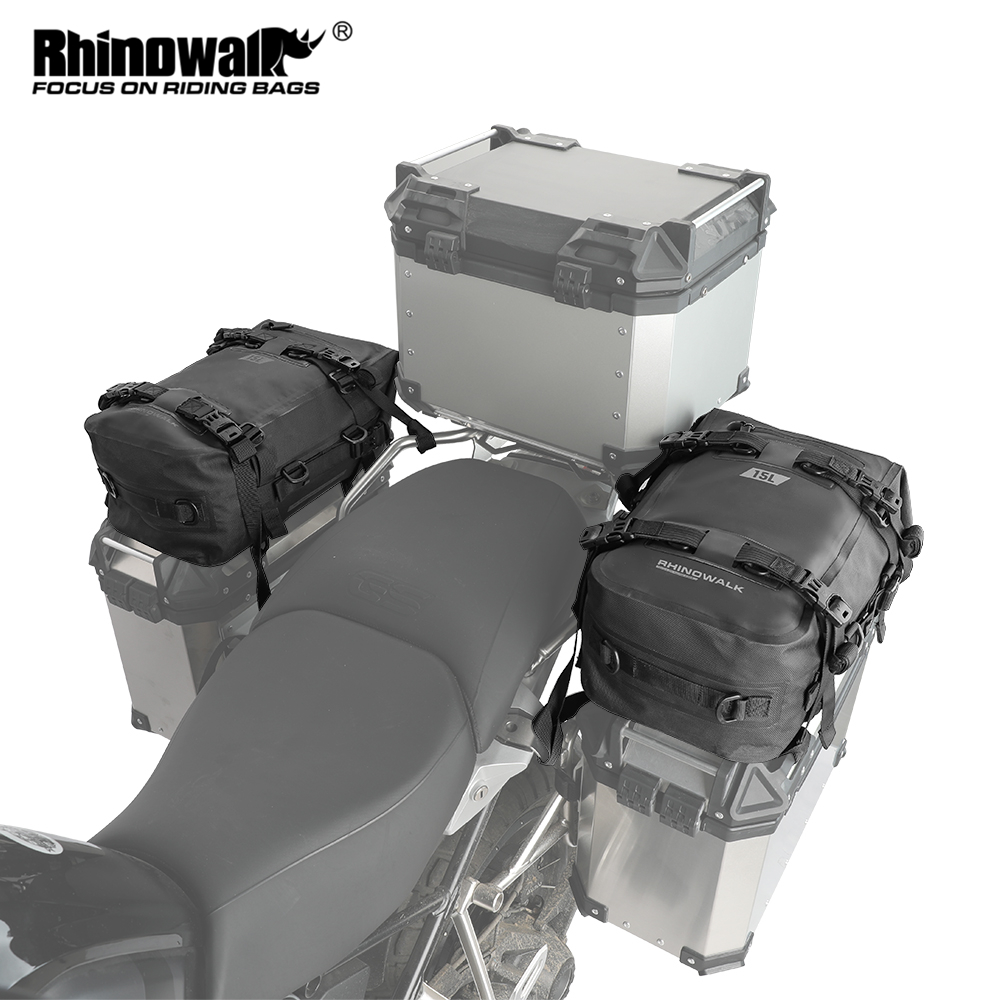 Panniers Waterproof Rear - Rhinowalk 오토바이 박스 상단 패니어 가방,