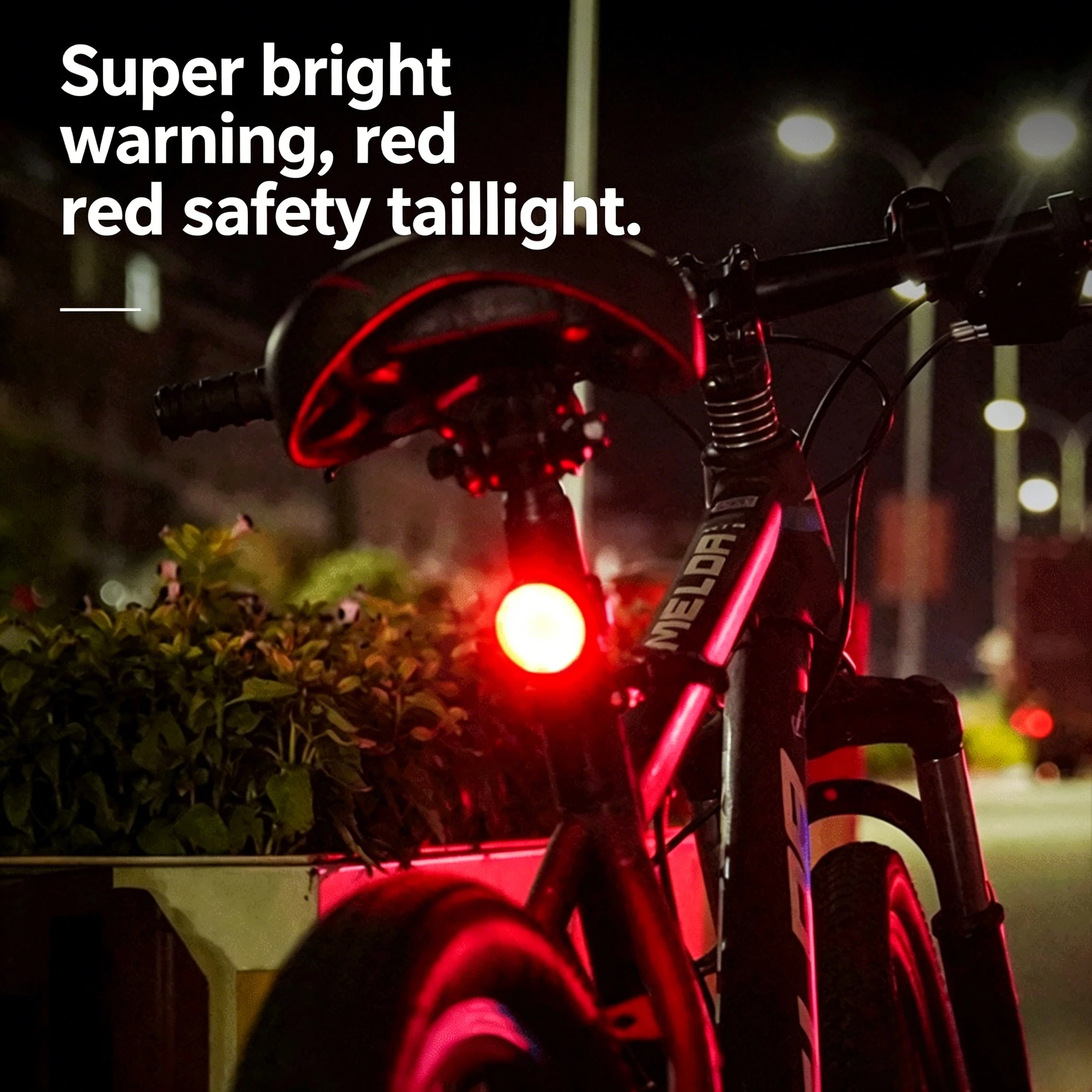 Bike Light Front Rear - USB 충전식 방수 LED 자전거 라이트