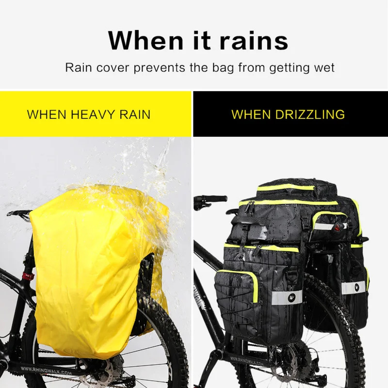 산악 도로 자전거 방수 트렁크 백, 사이클링 양면 후면 - Panniers Waterproof Rear 리뷰 및 가격