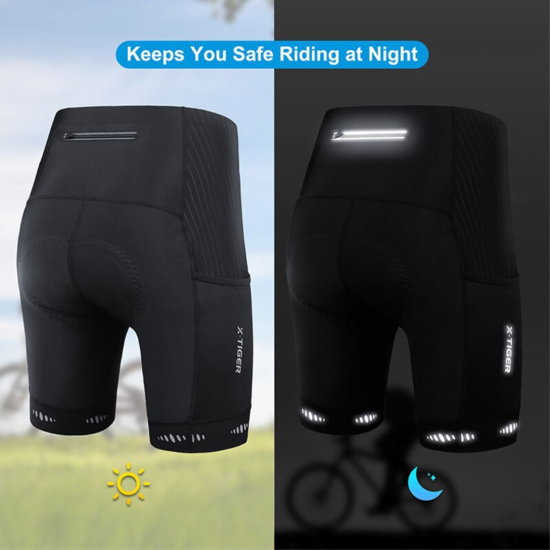 X-TIGER 남성용 사이클링 반바지, 등 포켓 5D  - Cycling Commuter Pants 리뷰 및 가격