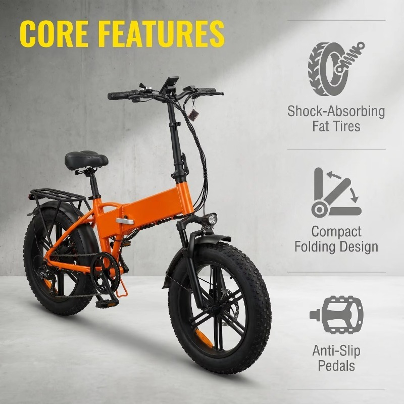 휴대용 접이식 20인치 전기 산악자전거 500W 48V - Cycling Commuter 리뷰 및 가격