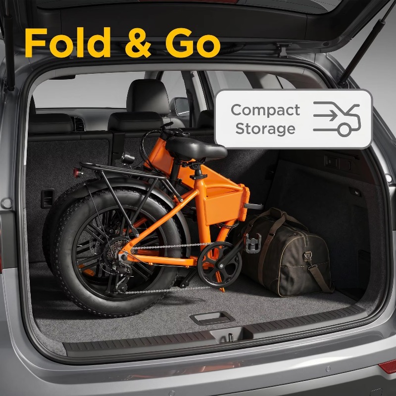 휴대용 접이식 20인치 전기 산악자전거 500W 48V - Cycling Commuter 리뷰 및 가격