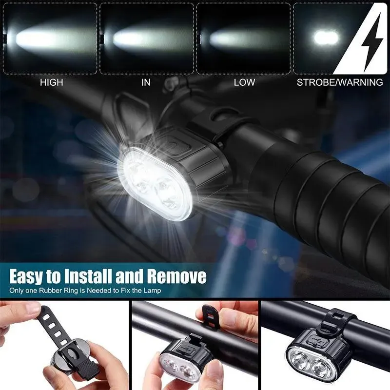 전면 후면 자전거 라이트 충전식 자전거 사이클링 USB - Bike Light Front Rear 리뷰 및 가격