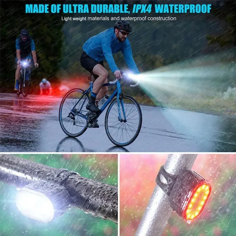 전면 후면 자전거 라이트 충전식 자전거 사이클링 USB - Bike Light Front Rear 리뷰 및 가격
