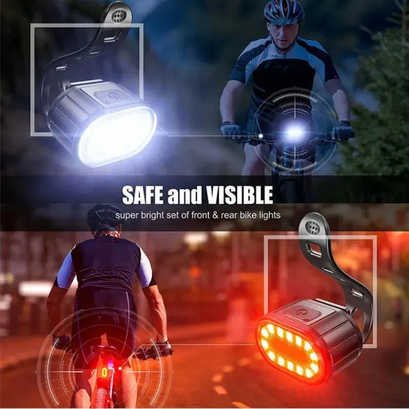 전면 후면 자전거 라이트 충전식 자전거 사이클링 USB - Bike Light Front Rear 리뷰 및 가격