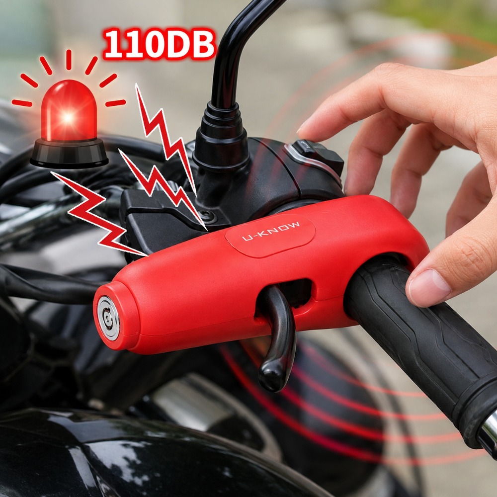 110dB 오토바이 핸들바 알람 잠금 장치 도난 방지  - Commuter Bike Lock 리뷰 및 가격
