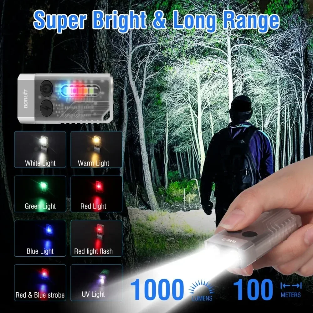BORUiT V10 키체인 UV LED EDC 형광 플 - Cycling To Work 리뷰 및 가격