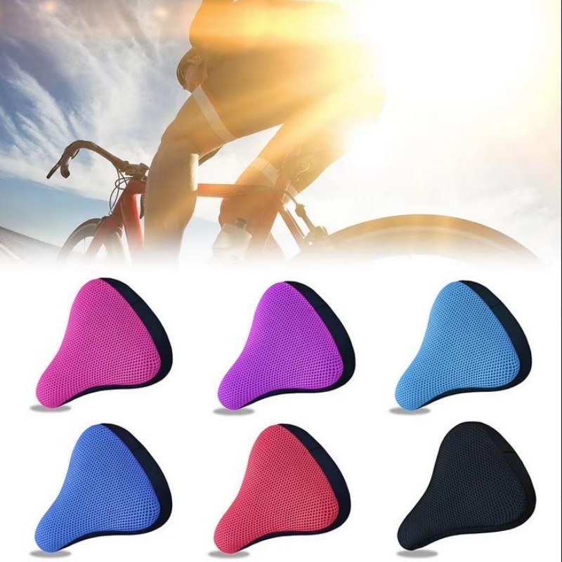 1개 3D 소프트 실리콘 자전거 안장 쿠션 통기성 편안 - Commuting By Bike 리뷰 및 가격